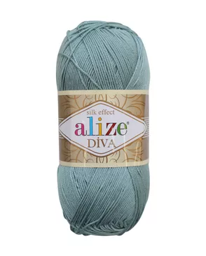 Пряжа ALIZE 'Diva' 100гр. 350м. (100% микрофибра) ТУ (463 мята) арт. АРС-45933-1-АРС0001096566