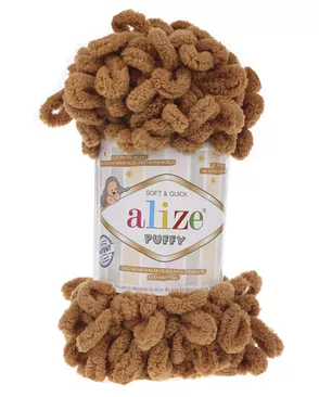 Пряжа Alize 'Puffy' 100г 9м (100% микрополиэстер) (179 терракот) арт. АРС-46481-1-АРС0001159006