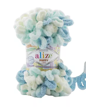 Пряжа Alize 'Puffy Color' 100г 9м (100% микрополиэстер) (6461 секционный) арт. АРС-49729-1-АРС0001277716