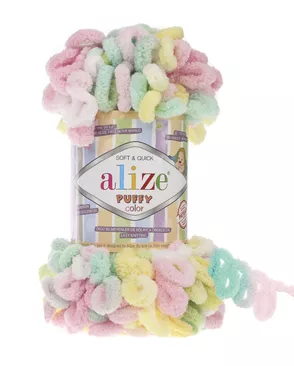 Пряжа Alize 'Puffy Color' 100г 9м (100% микрополиэстер) (5862 секционный) арт. АРС-51462-1-АРС0001146427