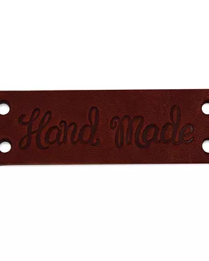7060 Аппликация из толстой кожи Hand Made 8*2,5см, 100% кожа (72 светло-коричневый) арт. АРС-52845-1-АРС0001271104 7060 Аппликация из толстой кожи Hand Made 8*2,5см, 100% кожа (72 светло-коричневый) арт. АРС-52845-1-АРС0001271104