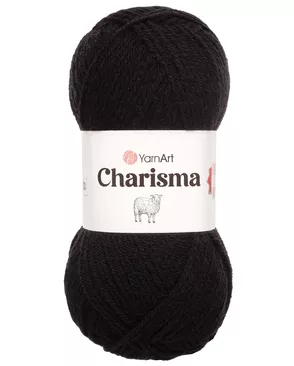 Пряжа YarnArt 'Charisma' 100гр 200м (80% шерсть, 20% акрил) (585 черный) арт. АРС-57438-1-АРС0000914524