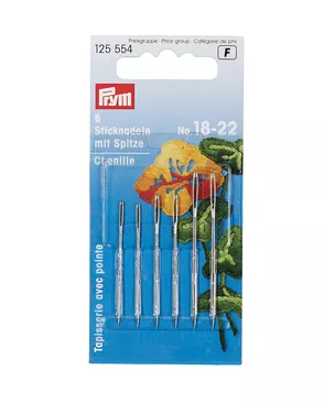Иглы вышивальные острые PRYM 125554 №18/22 арт. АРС-19799-1-АРС0000833126 Иглы вышивальные острые PRYM 125554 №18/22 арт. АРС-19799-1-АРС0000833126