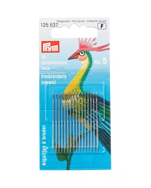 Иглы вышивальные тонкие PRYM 125537 №5 арт. АРС-20775-1-АРС0000840410 Иглы вышивальные тонкие PRYM 125537 №5 арт. АРС-20775-1-АРС0000840410