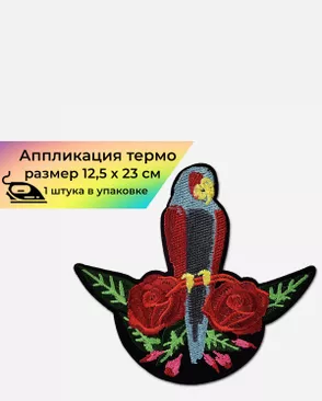 Аппликация термо р.12,5х13см (в упаковке 1шт.) арт. АТП-20-1-17427