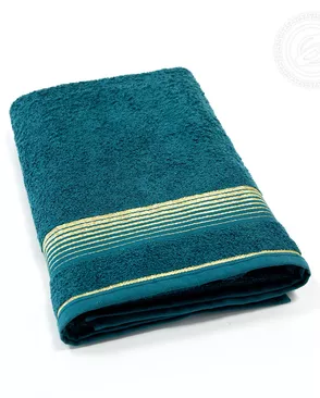 Полотенце махровое 'Гармония' (изумруд) арт. АРТД-6249-3-АРТД0286516