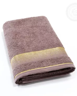 Полотенце махровое 'Гармония' (коричневый) арт. АРТД-6248-3-АРТД0286508