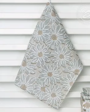 Полотенце кухонное из рогожки 'София (серая)' арт. АРТД-1023-2-АРТД0276281 Полотенце кухонное из рогожки 'София (серая)' арт. АРТД-1023-2-АРТД0276281