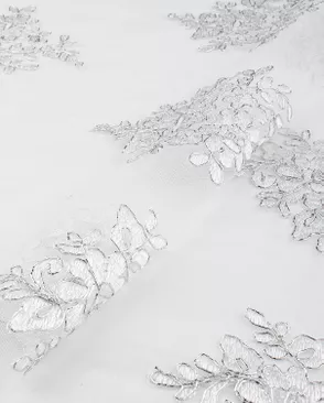 Вышивка на сетке с люрексом арт. СВС-114-2-26443.003