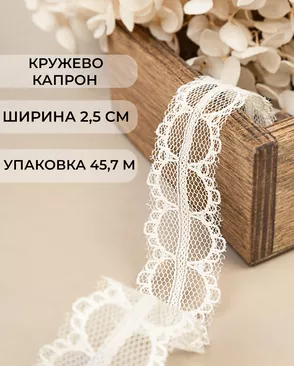 Кружево капрон ш.2,5см (45,7м) арт. КК-174-20-33083.019