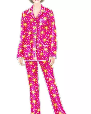 Выкройка: шелковая пижама (куртка) арт. ВКК-388-1-ЛК0005262 Выкройка: шелковая пижама (куртка) арт. ВКК-388-1-ЛК0005262