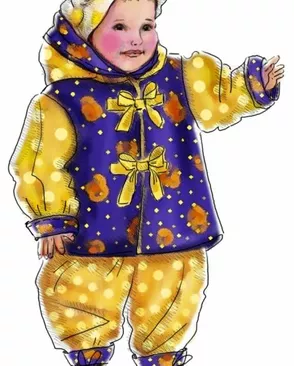 Выкройка: двусторонняя курточка арт. ВКК-512-1-ЛК0007005 Выкройка: двусторонняя курточка арт. ВКК-512-1-ЛК0007005