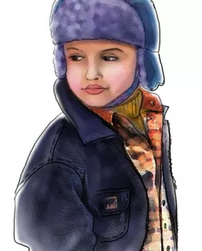 Выкройка: шапочка из водоотталкивающей ткани с мехом арт. ВКК-1995-1-ЛК0007094
