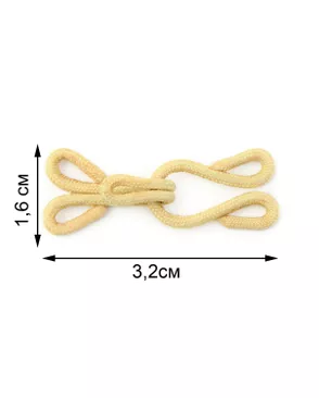 Крючок одежный р.1,6х3,5 см арт. КО-121-5-34474.003 Крючок одежный р.1,6х3,5 см арт. КО-121-5-34474.003