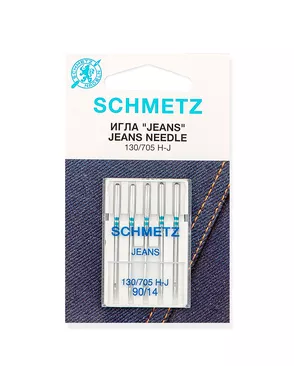 Иглы для джинсы Schmetz №90/14 арт. ИБД-14-1-42569