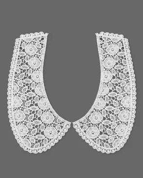 Воротник плетеный из 2-х частей р.10х19,5см 10комп арт. ГВ-148-1-43788