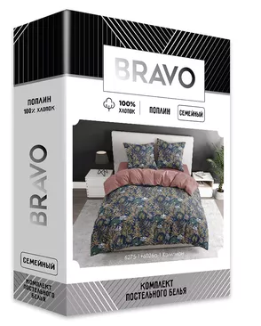 КПБ сем BRAVO Collection нав.70*70 м.361 рис.6275-1+6026а-1 Кэмпион арт. ТДИВН-6776-1-ТДИВН0157736