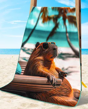 Полотенце НВ The Capybara м9035 L 70*140 арт. ТДИВН-6563-1-ТДИВН0158375