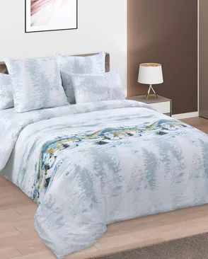 Снежное сияние 1 Гол КПБ 1,5 сп.  арт. 1800ПН арт. ТЕКСД-30069-1-ТЕКСД0030070