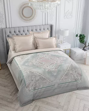 Нежные чувства КПБ Евростандарт (Королева) 4 нав арт LK7323FG арт. ТЕКСД-31099-1-ТЕКСД0031100