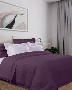 Фиолет КПБ Евро 2 (Король) 4 нав арт LK8326UV арт. ТЕКСД-25445-1-ТЕКСД0025446