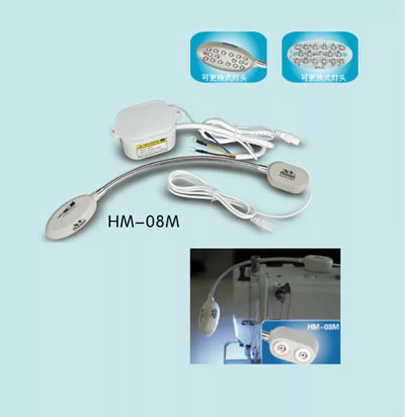 Лампа HM-08MD (0.65W, 100-240V, 16 диодов, крепление на магните) арт. ТМ-6195-1-ТМ-0012548 - рис. 4