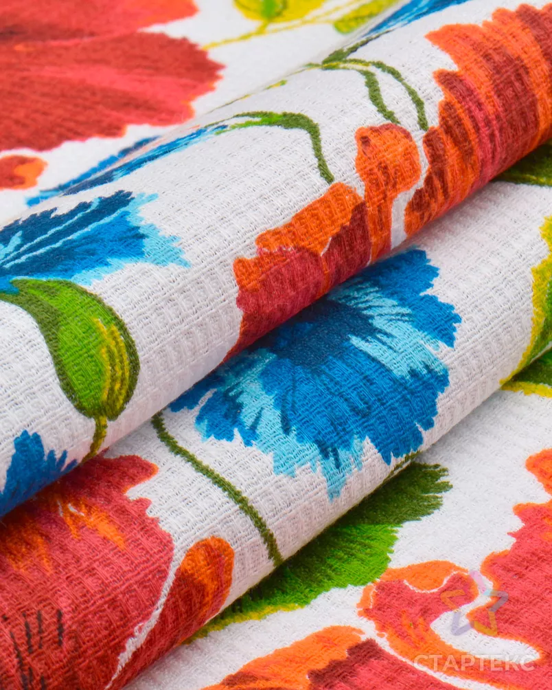 Маковое поле (Полотно вафельное 50 см) арт. ПВ50-156-1-0989.066 - рис. 2