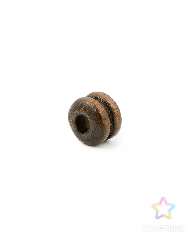 Бусы дерево р.0,5х0,6 см арт. БДЕ-30-2-30286.001 - рис. 2