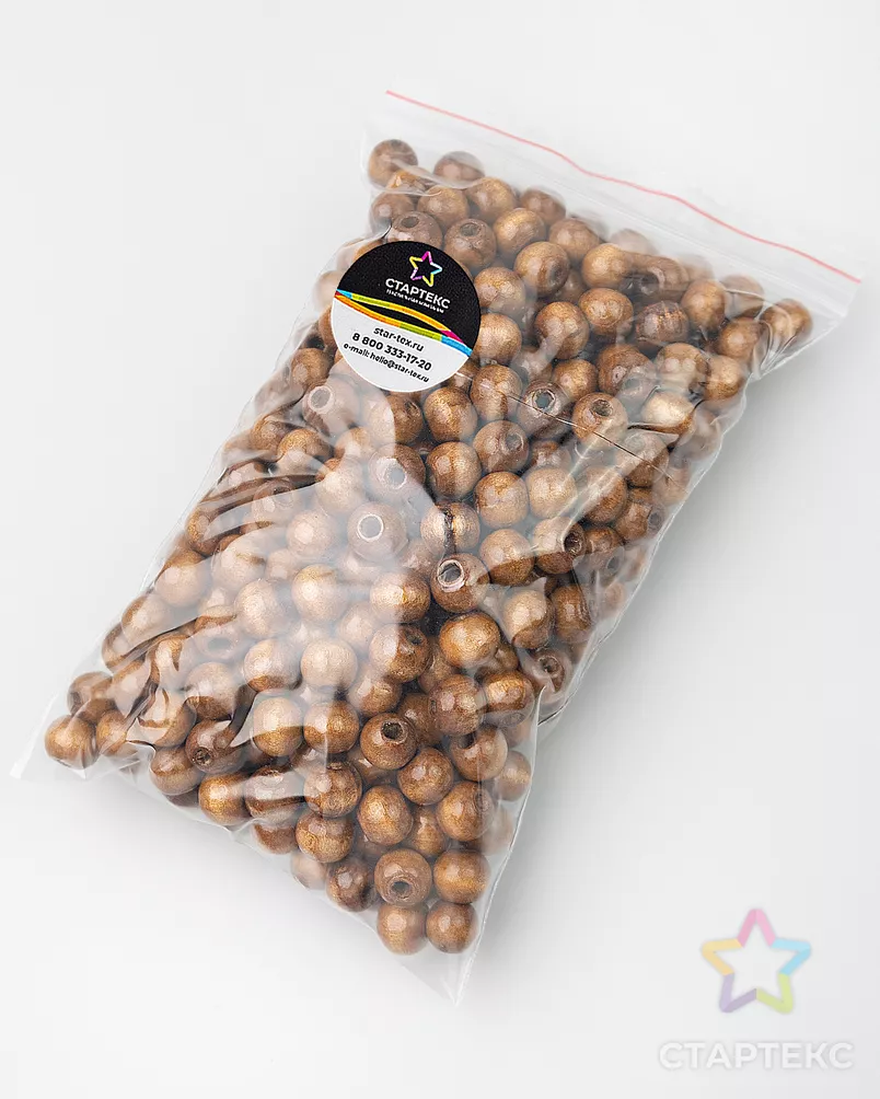 Бусы дерево д.1,2 см арт. БДЕ-31-2-30294.002 - рис. 5