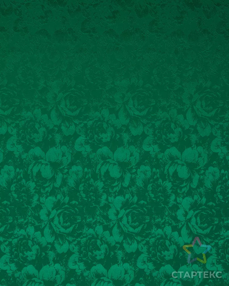 Атлас жаккард Моар цветы арт. ЖКА-6-19-7036.011 - рис. 3