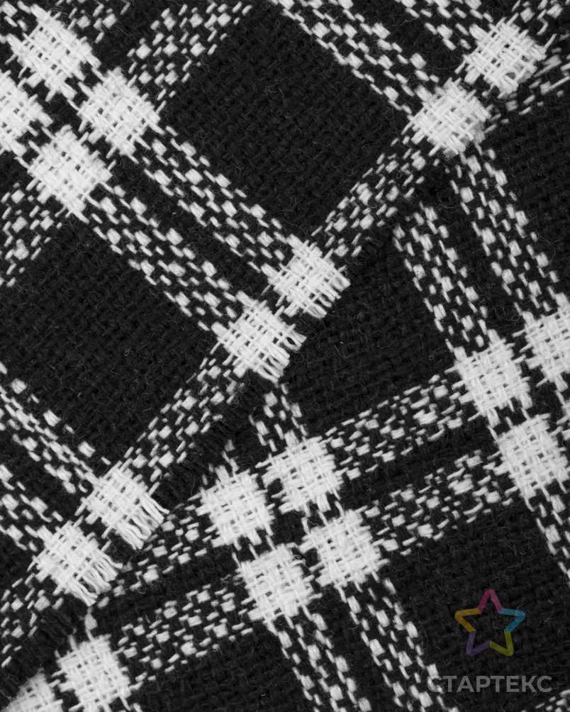 Костюмное букле (клетка) арт. БК-578-1-27121.001 - рис. 4