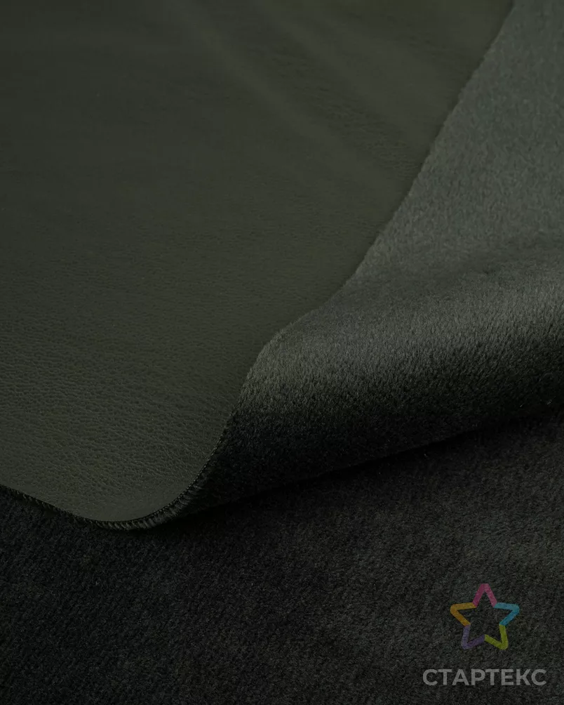 Кожа стрейч Фетта на велюре арт. ИКЖ-23-3-10836.005 - рис. 5