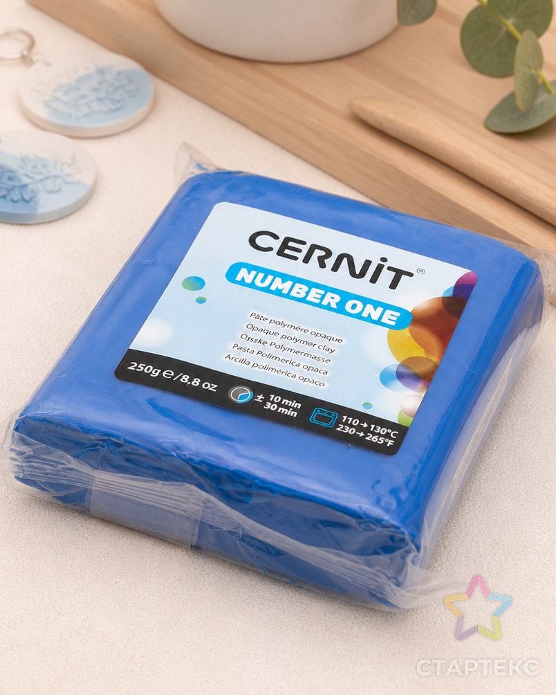 CE090025 Пластика полимерная запекаемая 'Cernit № 1' 250гр. (200 голубой) арт. АРС-7702-1-АРС0001140383 - рис. 4