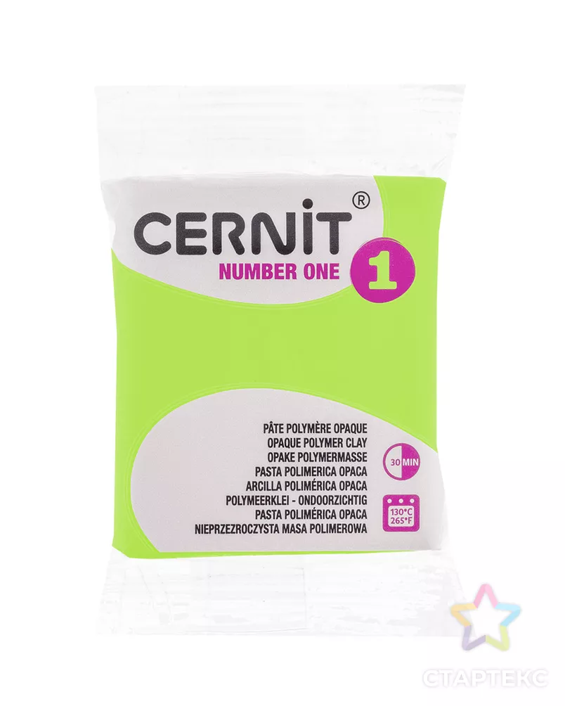 CE0900056 Пластика полимерная запекаемая 'Cernit № 1' 56-62 гр. (601 анисовый) арт. АРС-4107-1-АРС0001080763 - рис. 1