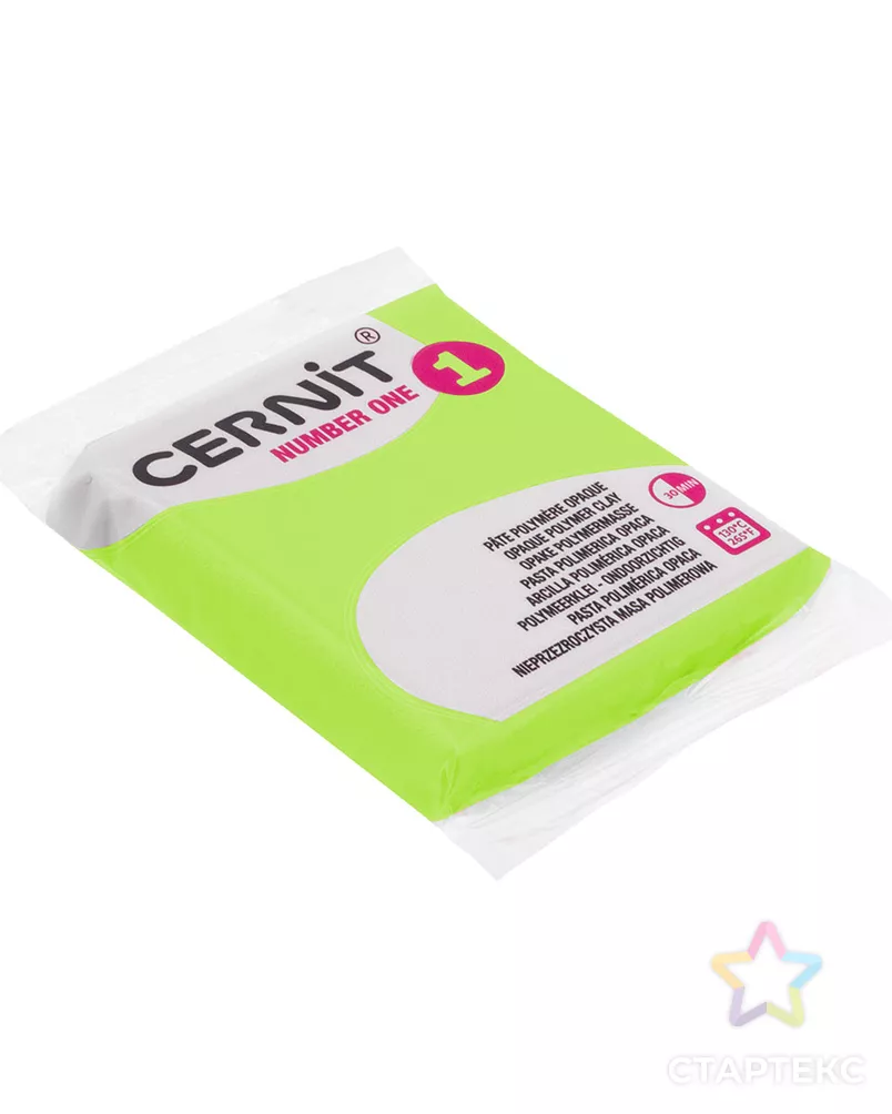 CE0900056 Пластика полимерная запекаемая 'Cernit № 1' 56-62 гр. (601 анисовый) арт. АРС-4107-1-АРС0001080763 - рис. 2