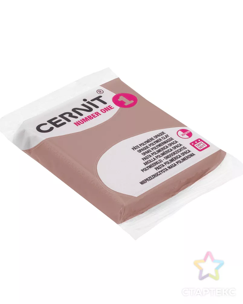 CE0900056 Пластика полимерная запекаемая 'Cernit № 1' 56-62 гр. (812 светло-коричневый) арт. АРС-4112-1-АРС0001080817 - рис. 2
