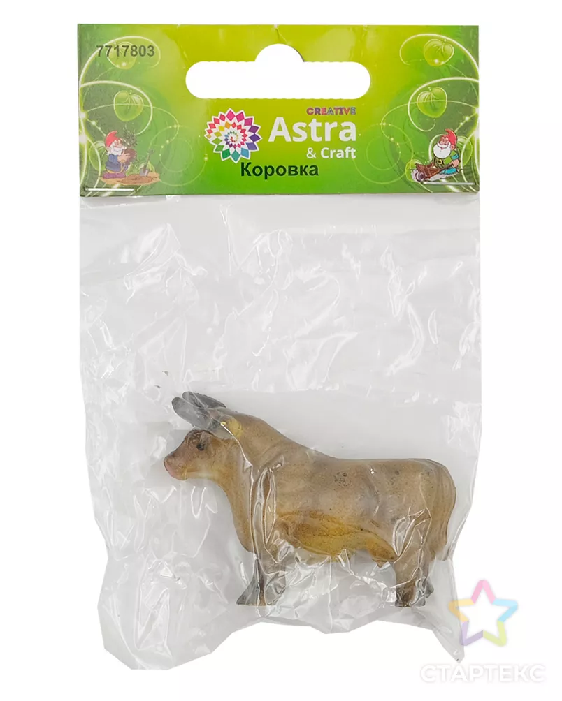 560914 Миниатюра Коровка 5*1,5*3,5см, Астра арт. АРС-5542-1-АРС0001106781 - рис. 3