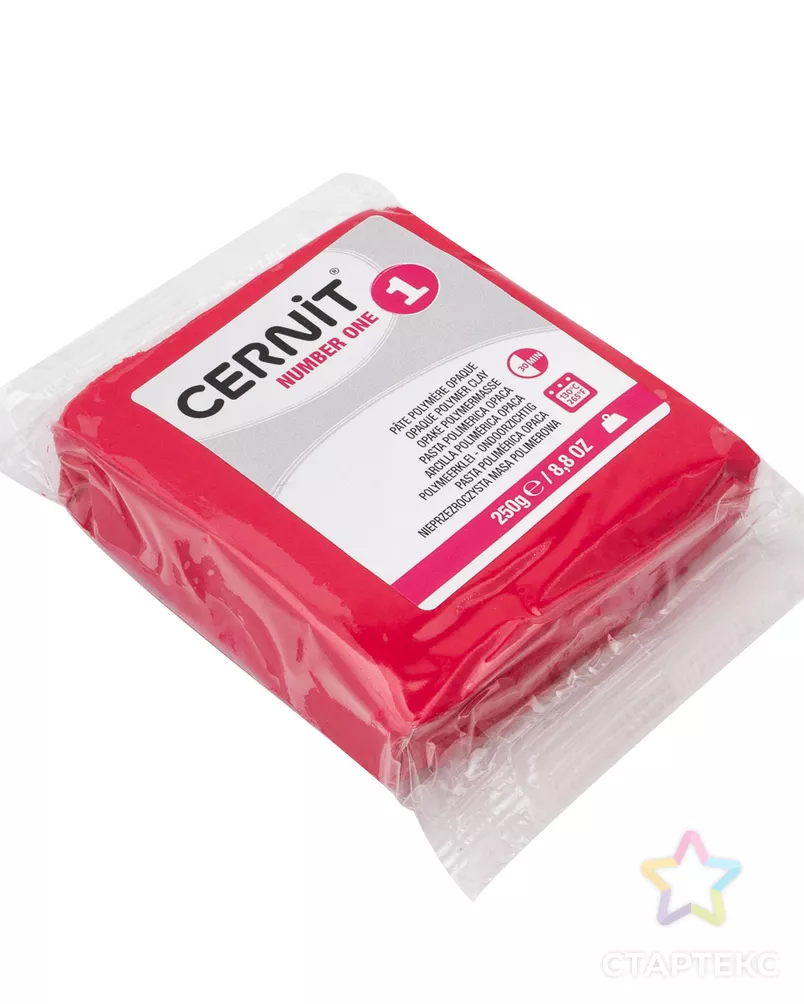 CE090025 Пластика полимерная запекаемая 'Cernit № 1' 250гр. (400 красный) арт. АРС-7425-1-АРС0001135995 - рис. 2