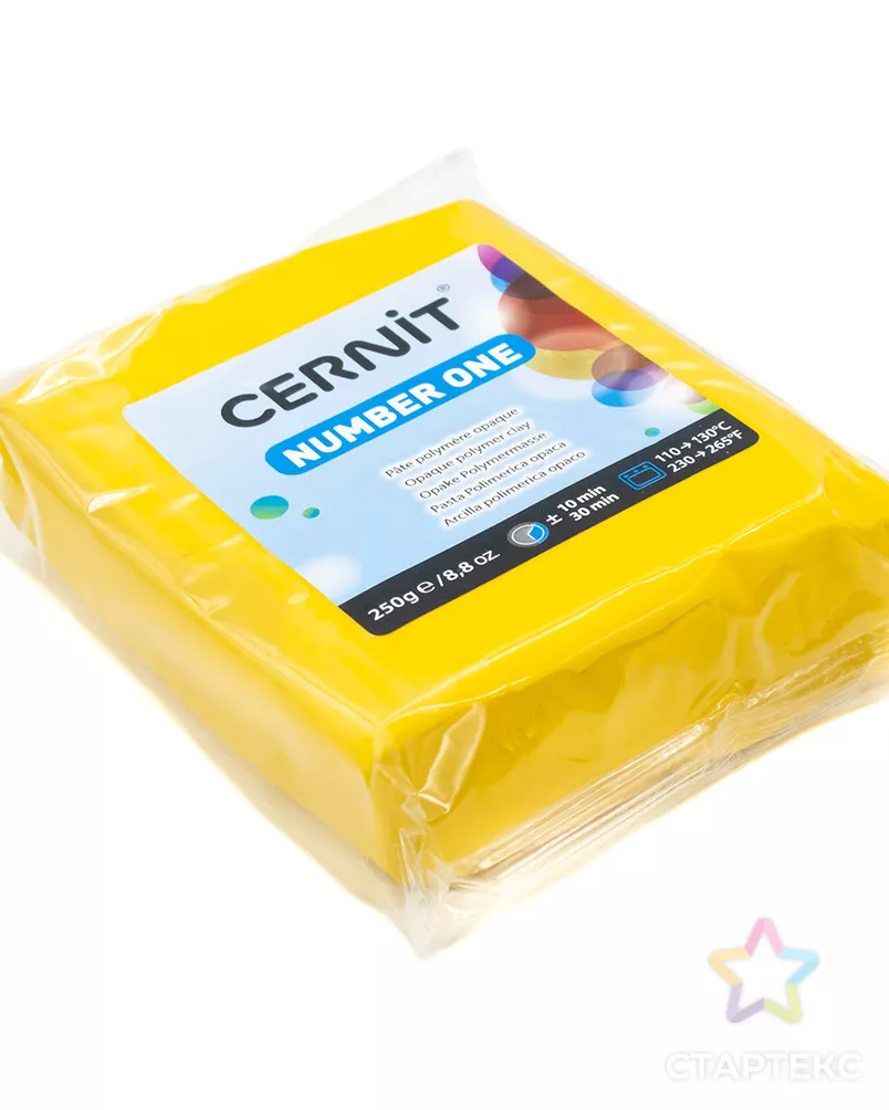 CE090025 Пластика полимерная запекаемая 'Cernit № 1' 250гр. (700 желтый) арт. АРС-7704-1-АРС0001140385 - рис. 3