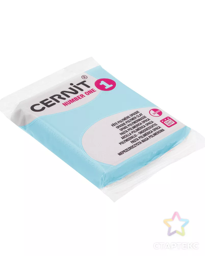 CE0900056 Пластика полимерная запекаемая 'Cernit № 1' 56-62 гр. (211 карибский голубой) арт. АРС-9630-1-АРС0001169363 - рис. 2