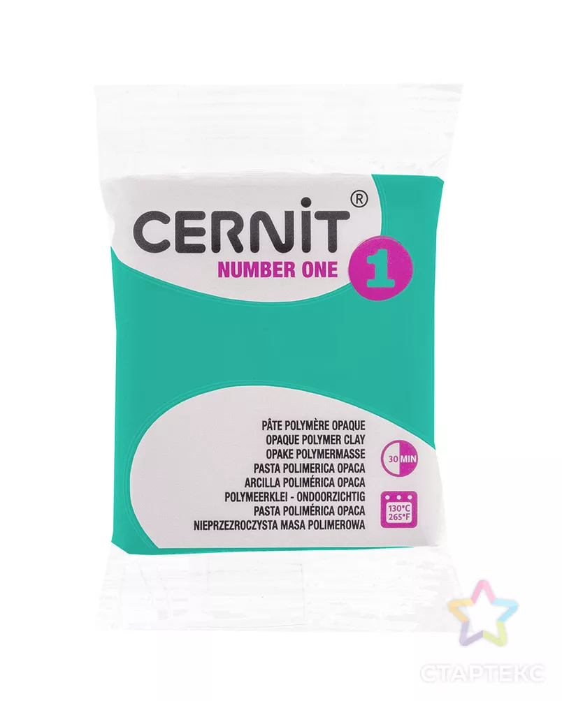 CE0900056 Пластика полимерная запекаемая 'Cernit № 1' 56-62 гр. (620 изумрудный) арт. АРС-9634-1-АРС0001169367 - рис. 1