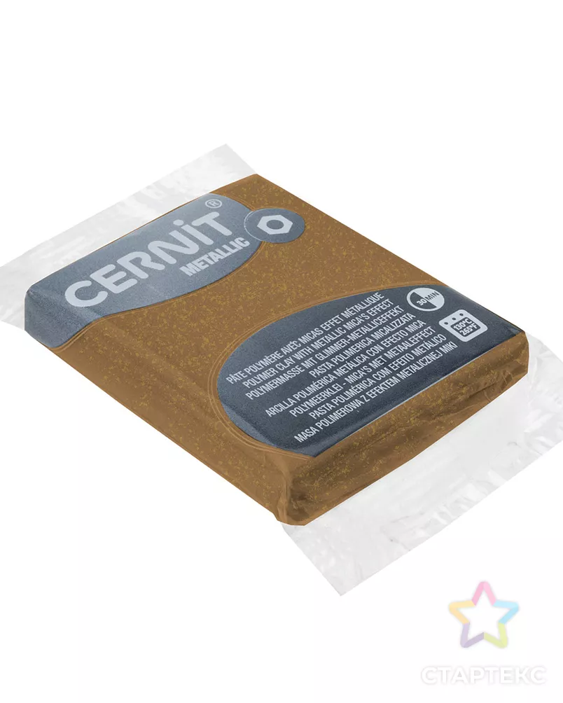 CE0870056 Пластика полимерная запекаемая 'Cernit METALLIC' 56 гр. (059 античная бронза) арт. АРС-9645-1-АРС0001169390 - рис. 2