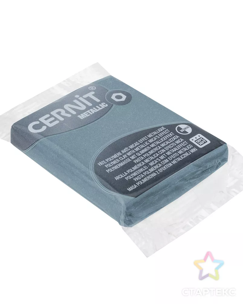 CE0870056 Пластика полимерная запекаемая 'Cernit METALLIC' 56 гр. (167 сталь) арт. АРС-9647-1-АРС0001169392 - рис. 2