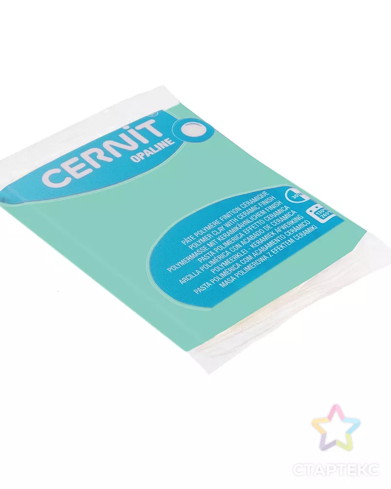 CE0880056 Пластика полимерная запекаемая 'Cernit OPALINE' 56 гр. (637 селадоновый зеленый) арт. АРС-9656-1-АРС0001169401 - рис. 2