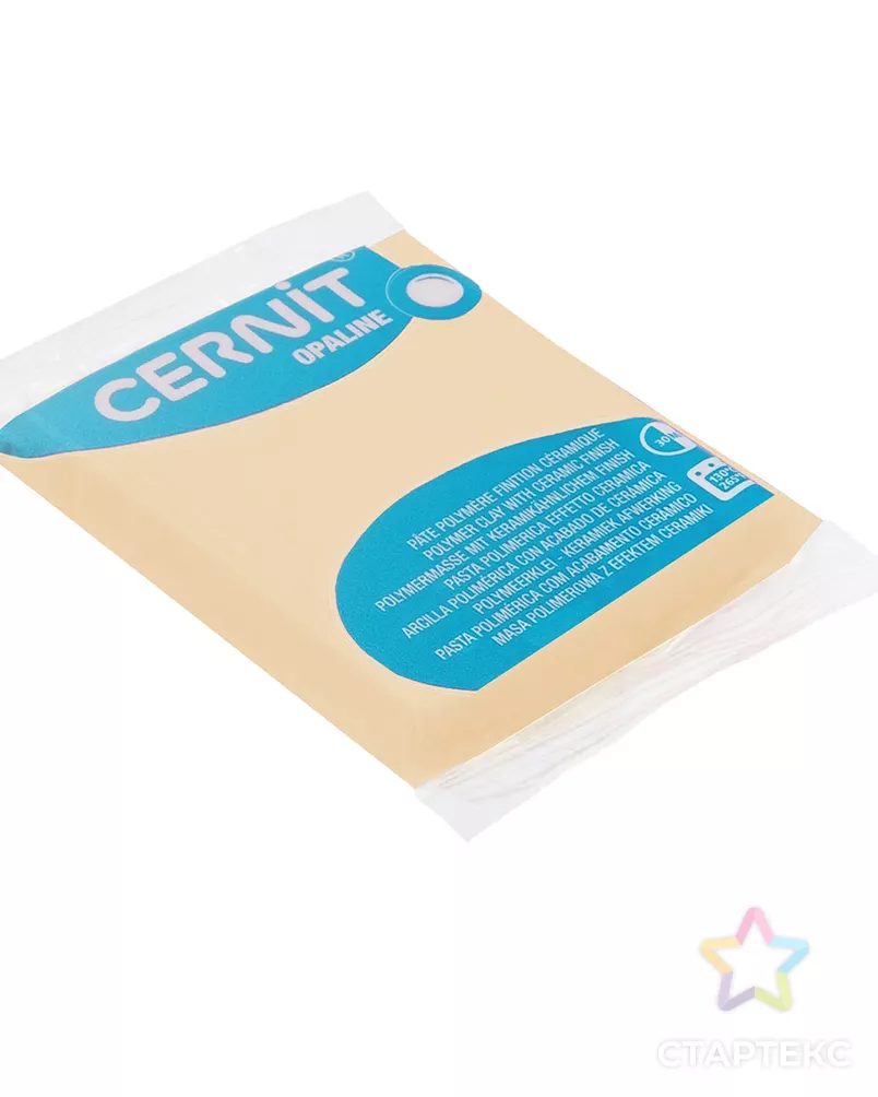 CE0880056 Пластика полимерная запекаемая 'Cernit OPALINE' 56 гр. (815 песочный бежевый) арт. АРС-9660-1-АРС0001169406 - рис. 2