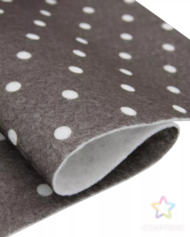 Фетр мягкий листовой декоративный 'Горох' Astra&Craft, 1,0мм, 180 гр, 20*27 см + 3 см тех.кромка, 10 шт/упак (YF 690 к арт. АРС-35128-1-АРС0001062536 - рис. 1