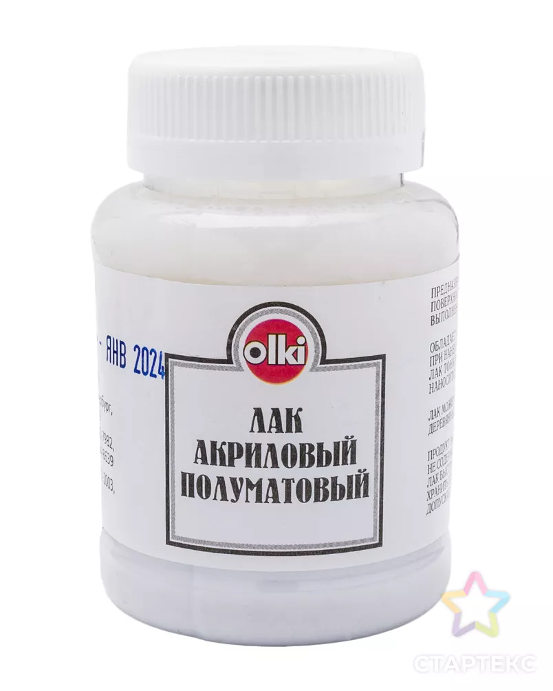 2766 ВМ Лак акриловый полуматовый 100мл арт. АРС-46644-1-АРС0001181887 - рис. 1