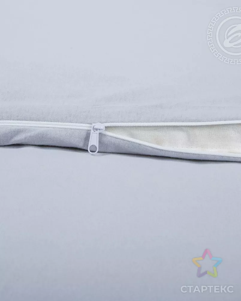 Пододеяльник трикотажный на молнии Серый арт. АРТД-1791-3-АРТД0250677 - рис. 5