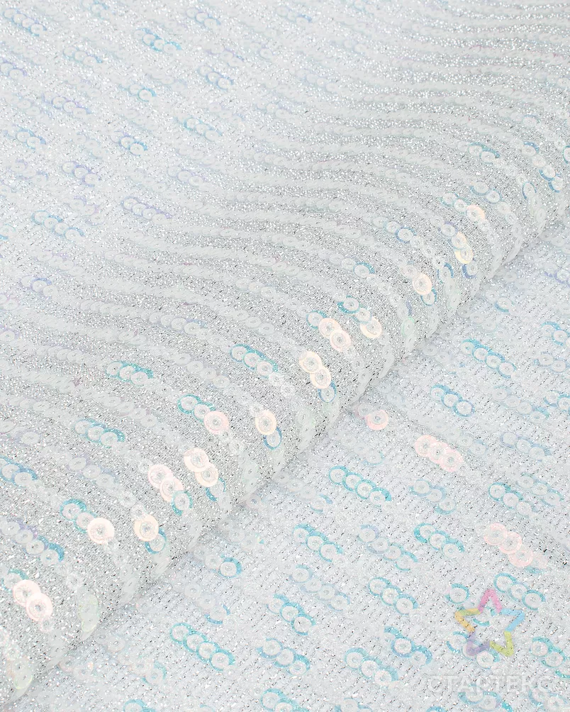 Трикотаж с люрексом и пайеткой 180 гр/м.кв. арт. ЛЮ-115-4-26032.014 - рис. 1