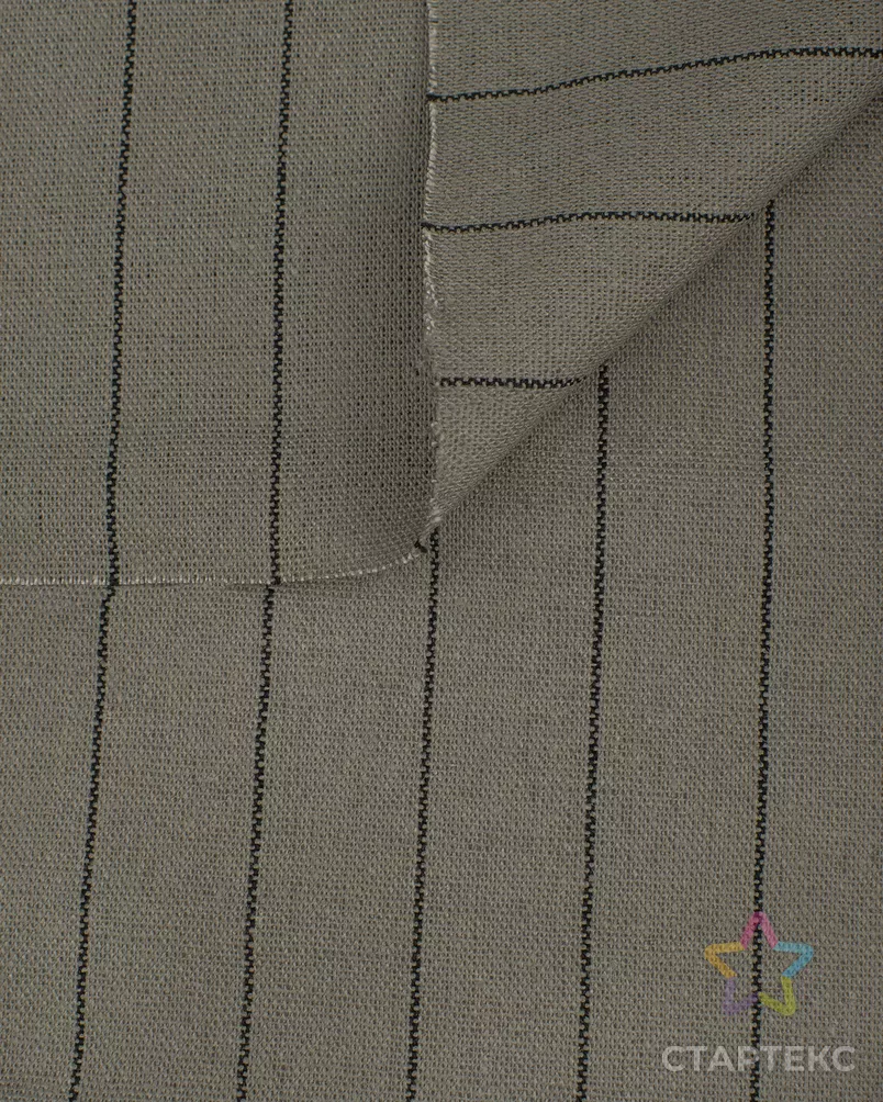 Лен-вискоза (полоска) арт. ЛН-299-2-26412.002 - рис. 2